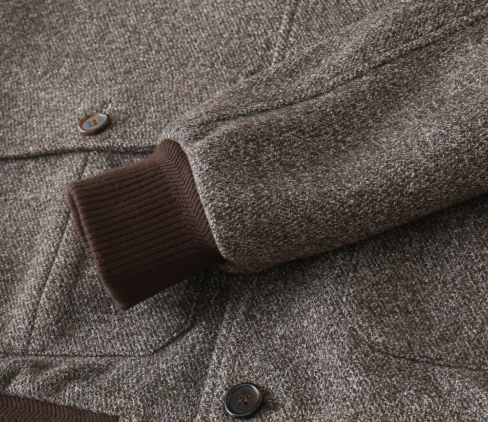 Loro Piana Stand-Collar Wool Bomber Jacket