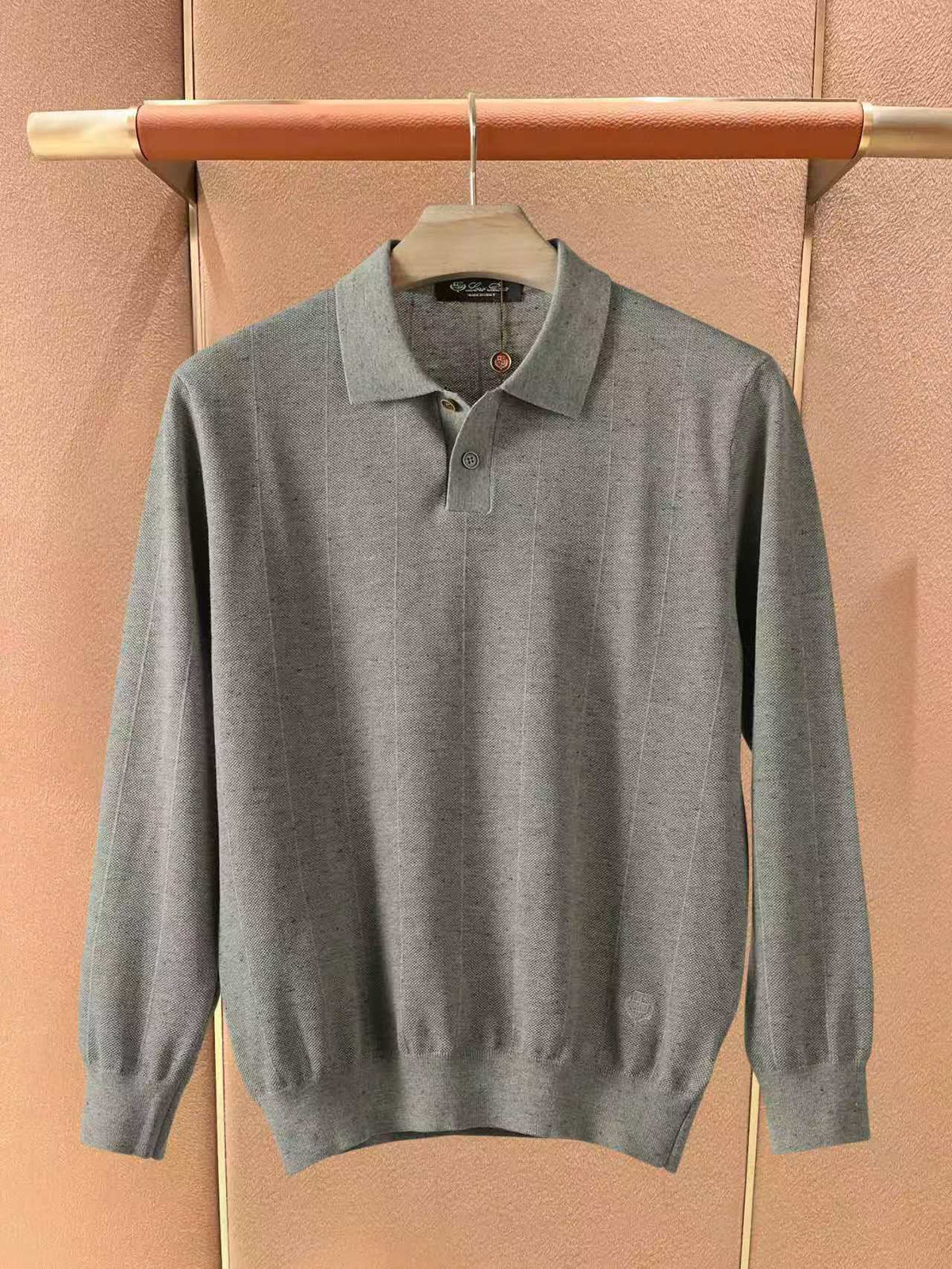 Loro Piana Fleck Pique Polo