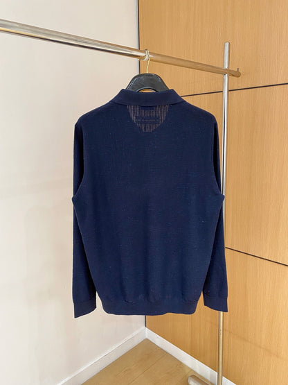 Fleck Waffle Knit Polo
