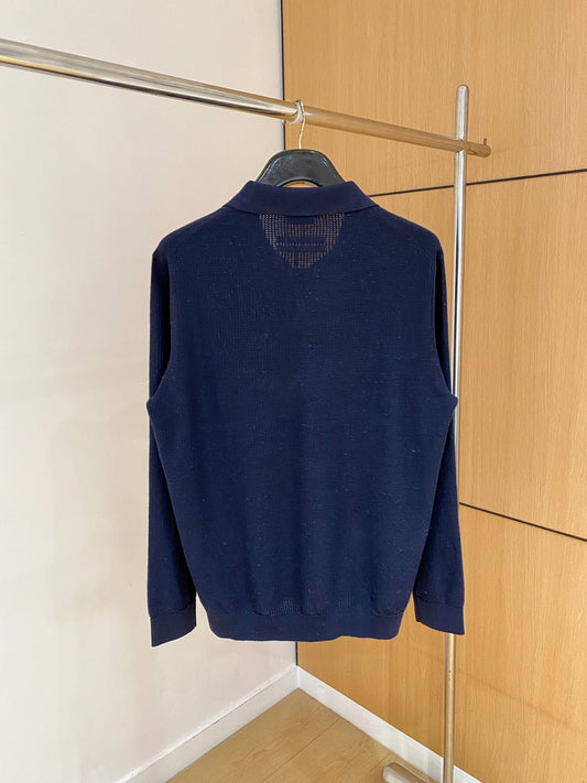 Fleck Waffle Knit Polo
