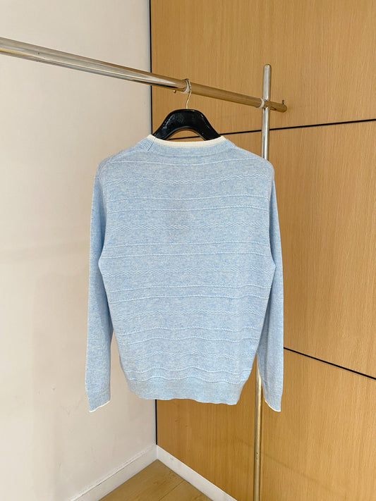 Chevron Stripe Crewneck