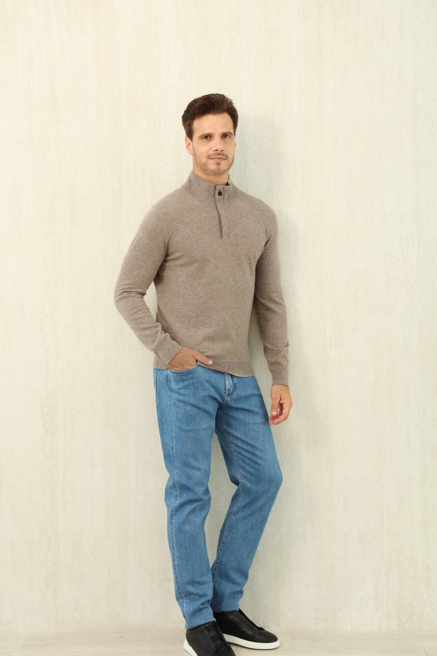Zegna Oasi Cashmere Quarter-Zip
