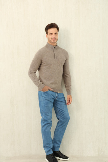 Zegna Oasi Cashmere Quarter-Zip
