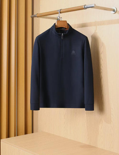 Loro Piana Half-Zip Wool Base Layer