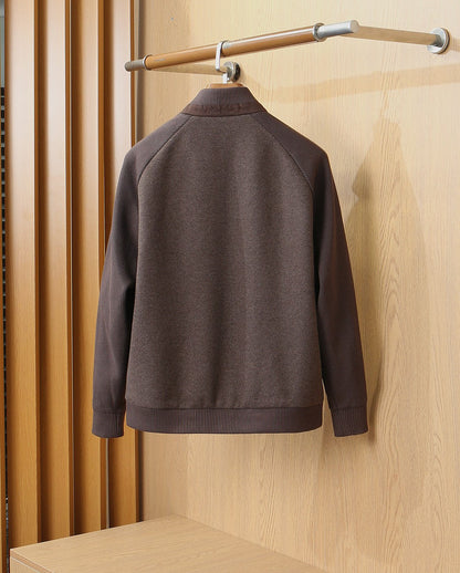Loro Piana Knitted Patchwork Stand-Collar Jacket