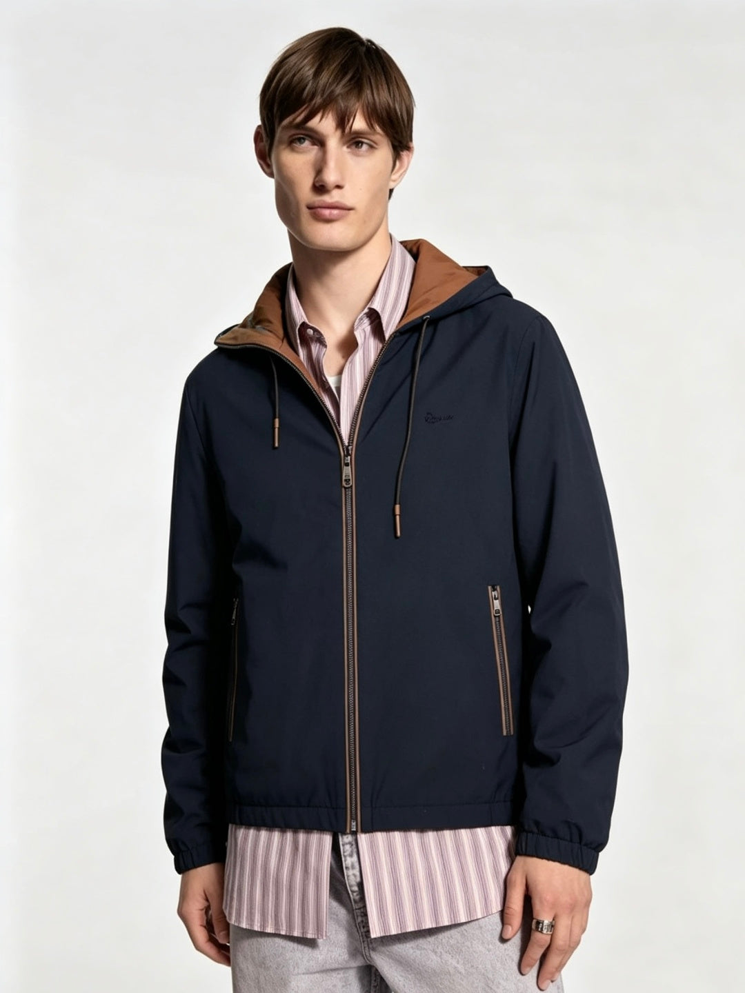 Zegna Hooded Zip Jacket