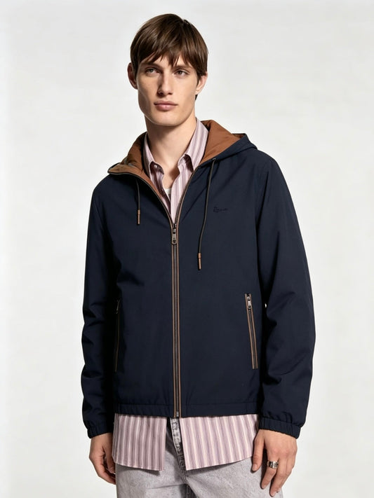 Zegna Hooded Zip Jacket