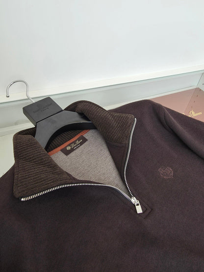 Loro Piana Zip-Neck Sweatshirt
