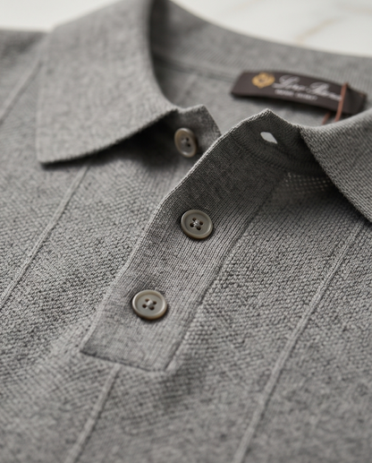 Loro Piana Fleck Pique Polo