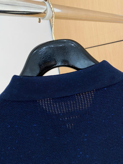 Fleck Waffle Knit Polo