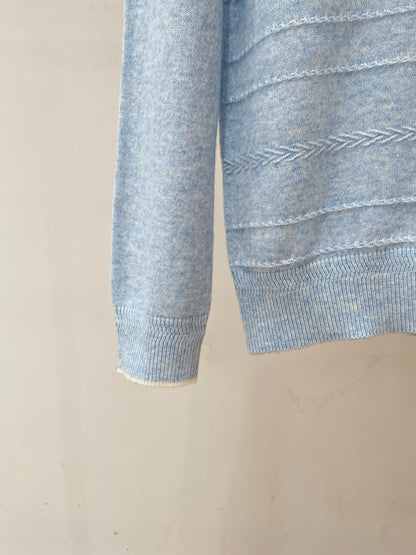 Chevron Stripe Crewneck