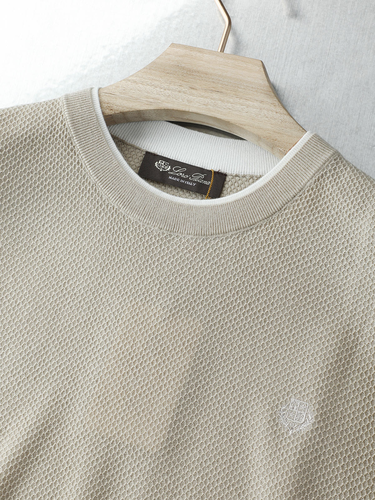 Loro Piana Honeycomb Crewneck