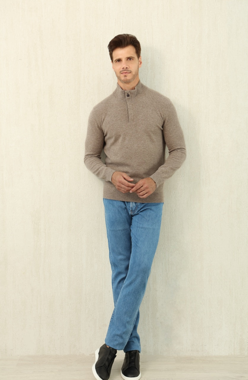 Zegna Oasi Cashmere Quarter-Zip