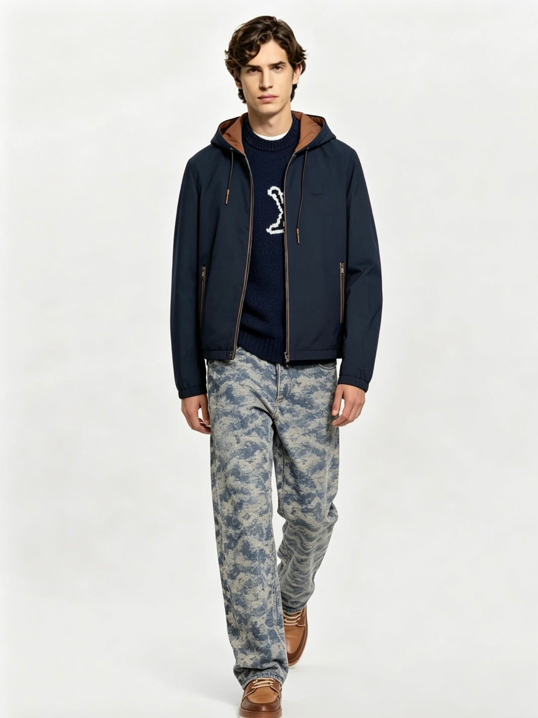Zegna Hooded Zip Jacket
