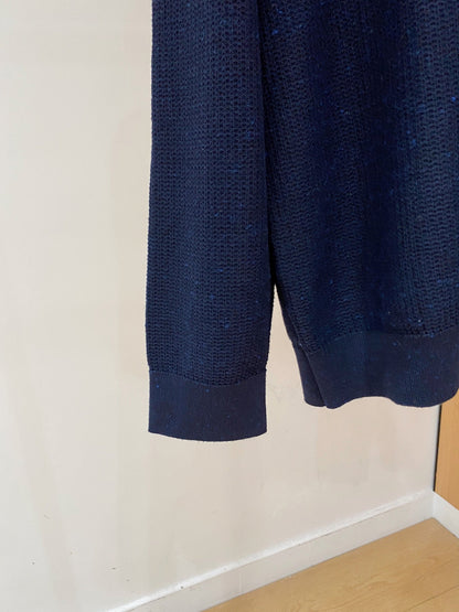 Fleck Waffle Knit Polo
