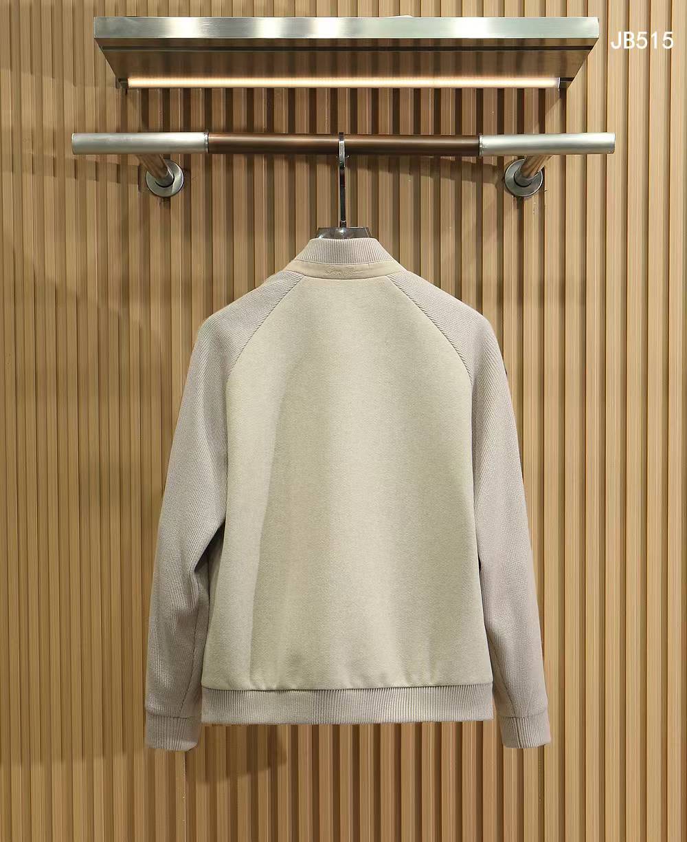 Loro Piana Knitted Patchwork Stand-Collar Jacket