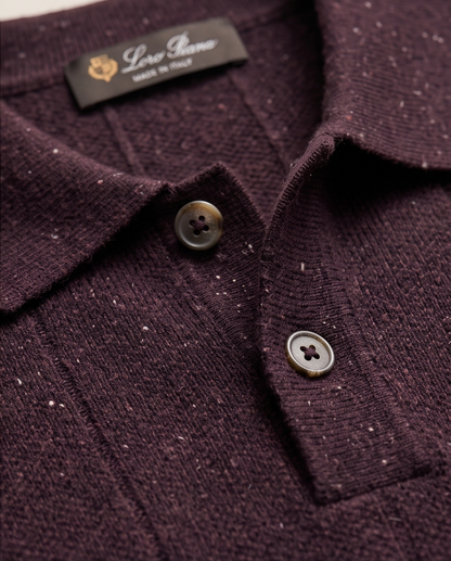 Loro Piana Fleck Pique Polo
