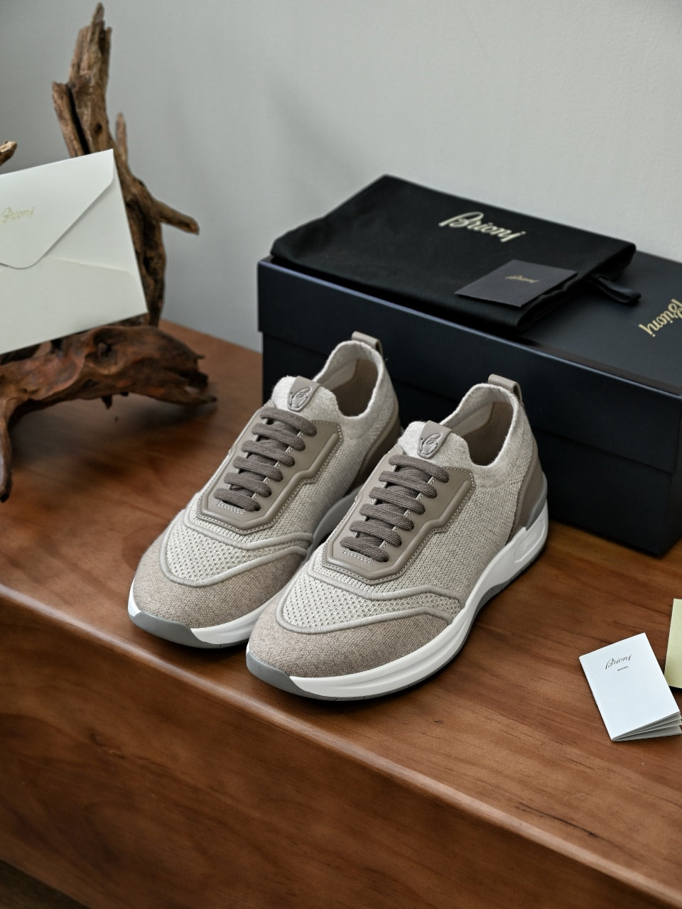 Brioni Knit Sneakers