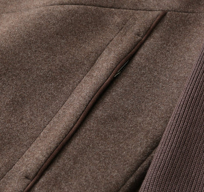 Loro Piana Knitted Patchwork Stand-Collar Jacket