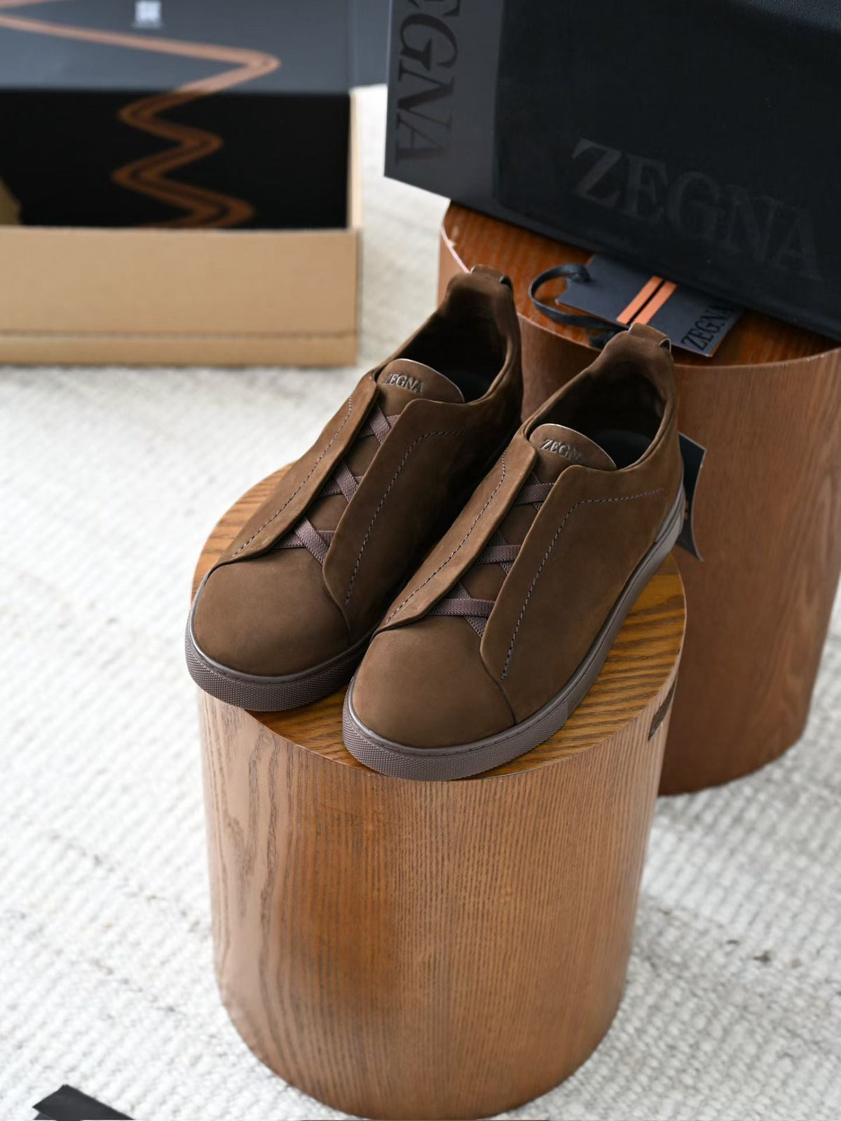 Zegna Triple Stitch Sneakers