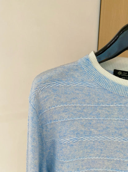 Chevron Stripe Crewneck