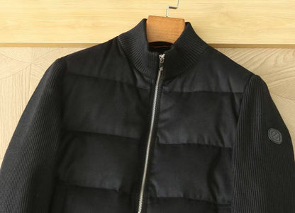 Zegna Structured Knit Down-Blend Jacket