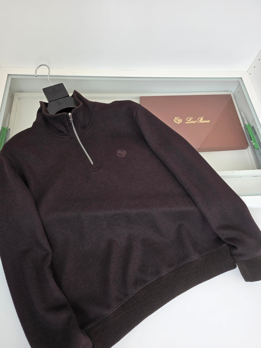 Loro Piana Zip-Neck Sweatshirt
