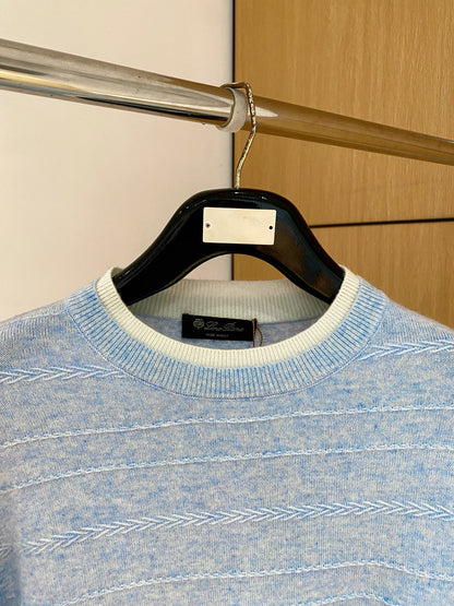 Chevron Stripe Crewneck
