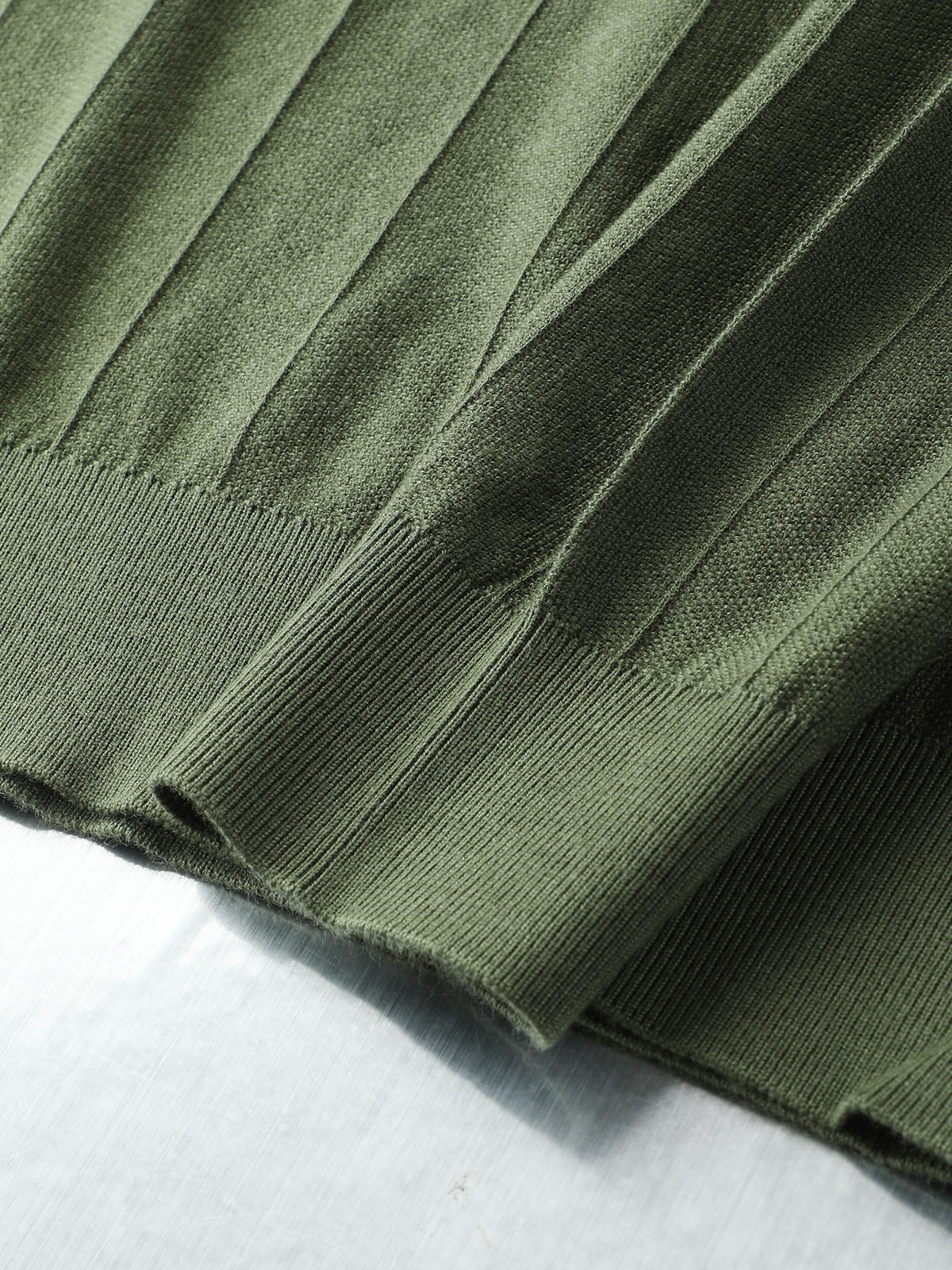 Loro Piana Ribbed Open-Collar Polo