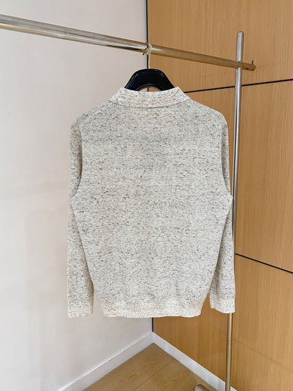 Fleck Waffle Knit Polo