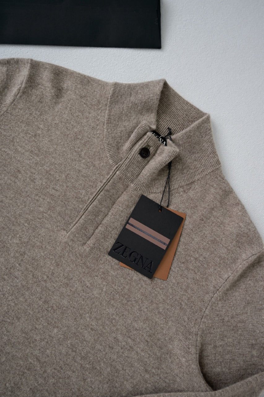 Zegna Oasi Cashmere Quarter-Zip
