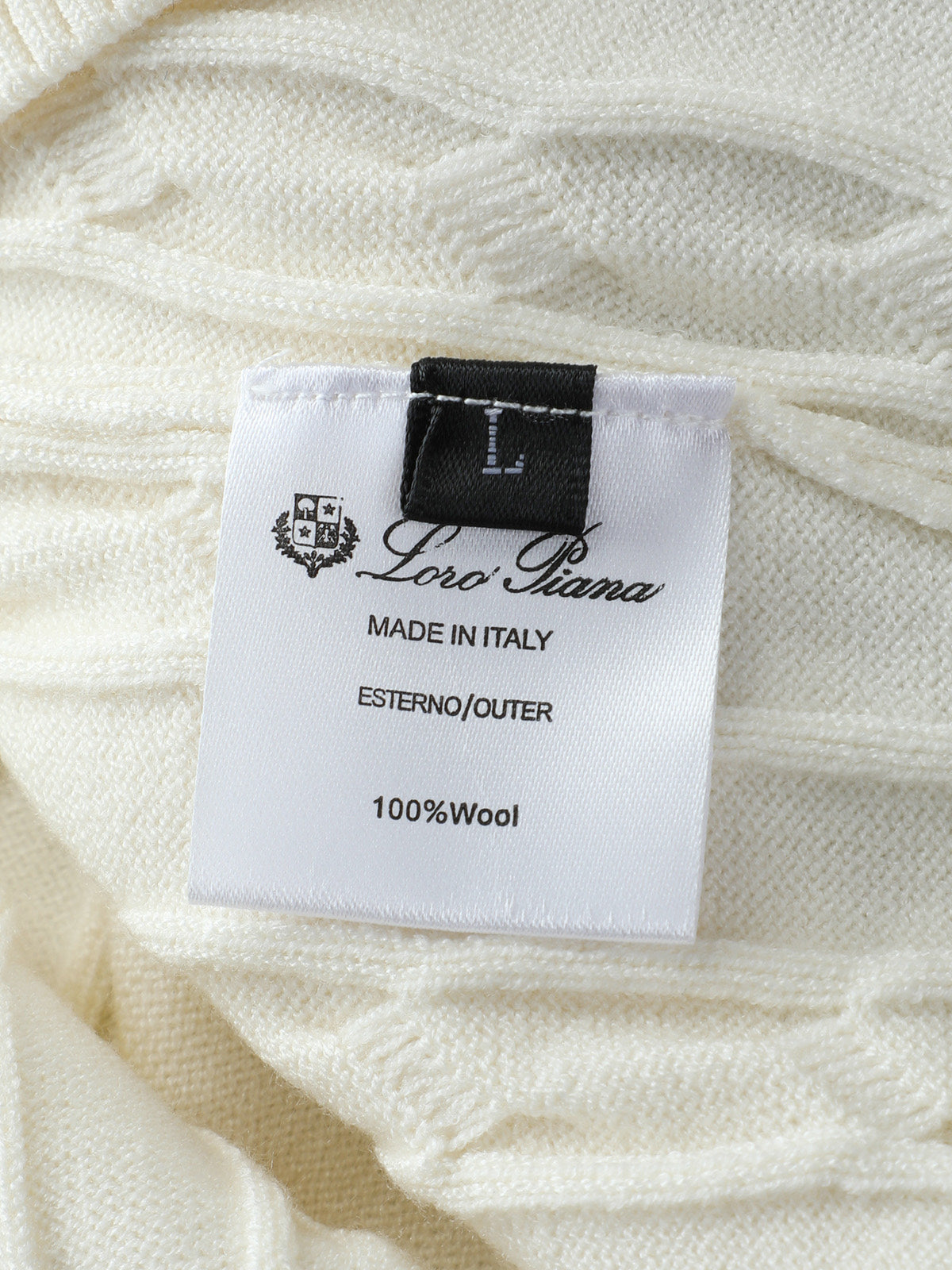 Loro Piana Cable-Knit Polo