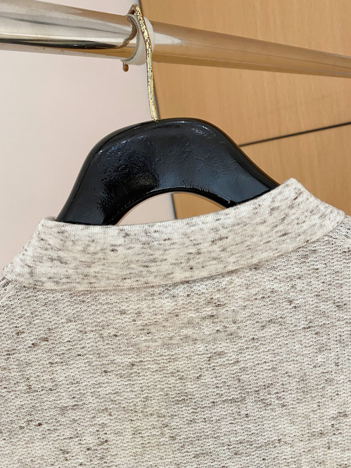 Fleck Waffle Knit Polo