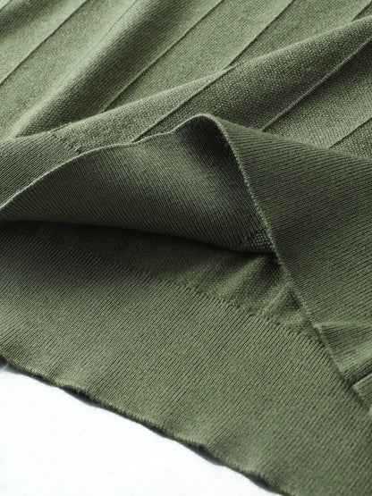 Loro Piana Ribbed Open-Collar Polo