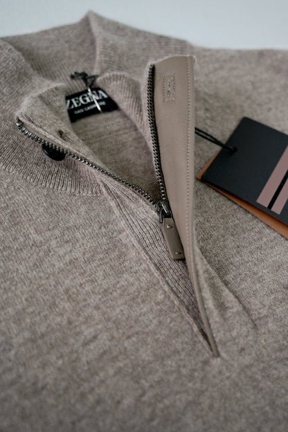 Zegna Oasi Cashmere Quarter-Zip