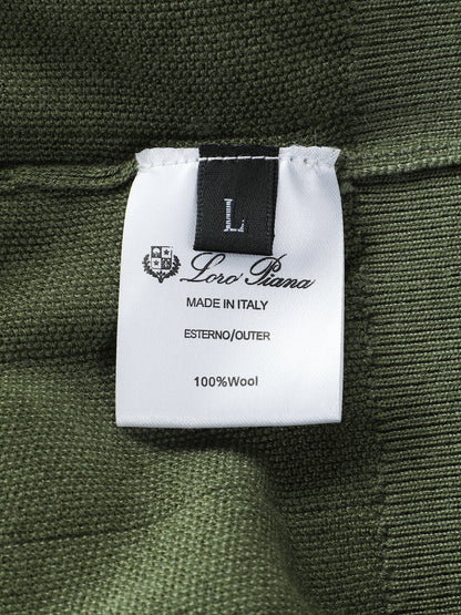 Loro Piana Ribbed Open-Collar Polo