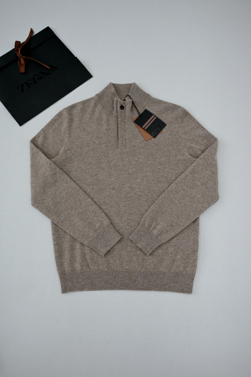 Zegna Oasi Cashmere Quarter-Zip