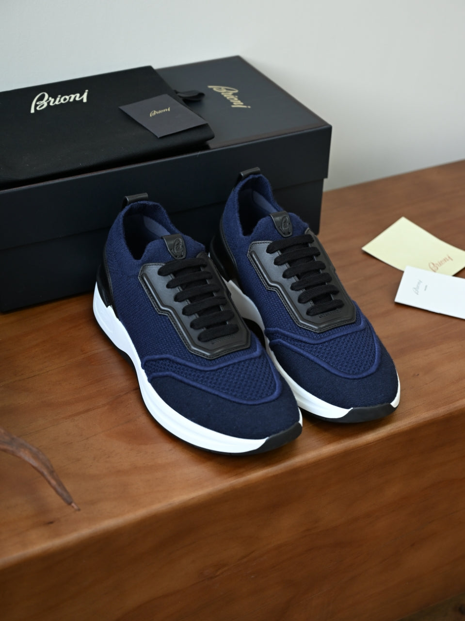 Brioni Knit Sneakers