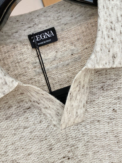 Fleck Waffle Knit Polo