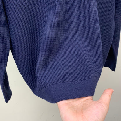 Loro Piana Tipped Waffle Open-Collar Polo