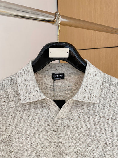 Fleck Waffle Knit Polo