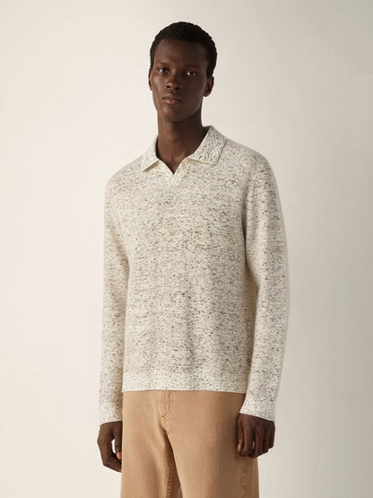 Fleck Waffle Knit Polo