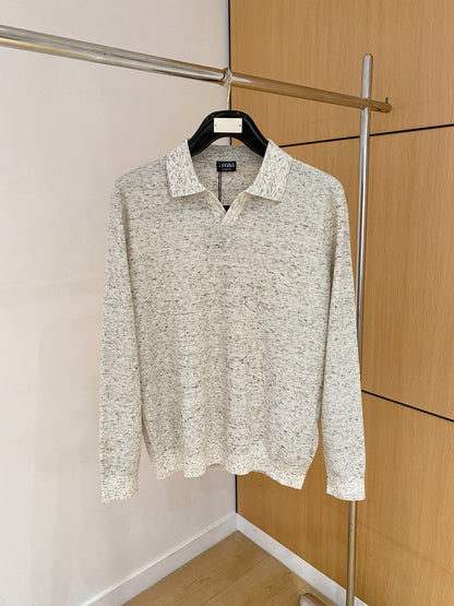 Fleck Waffle Knit Polo