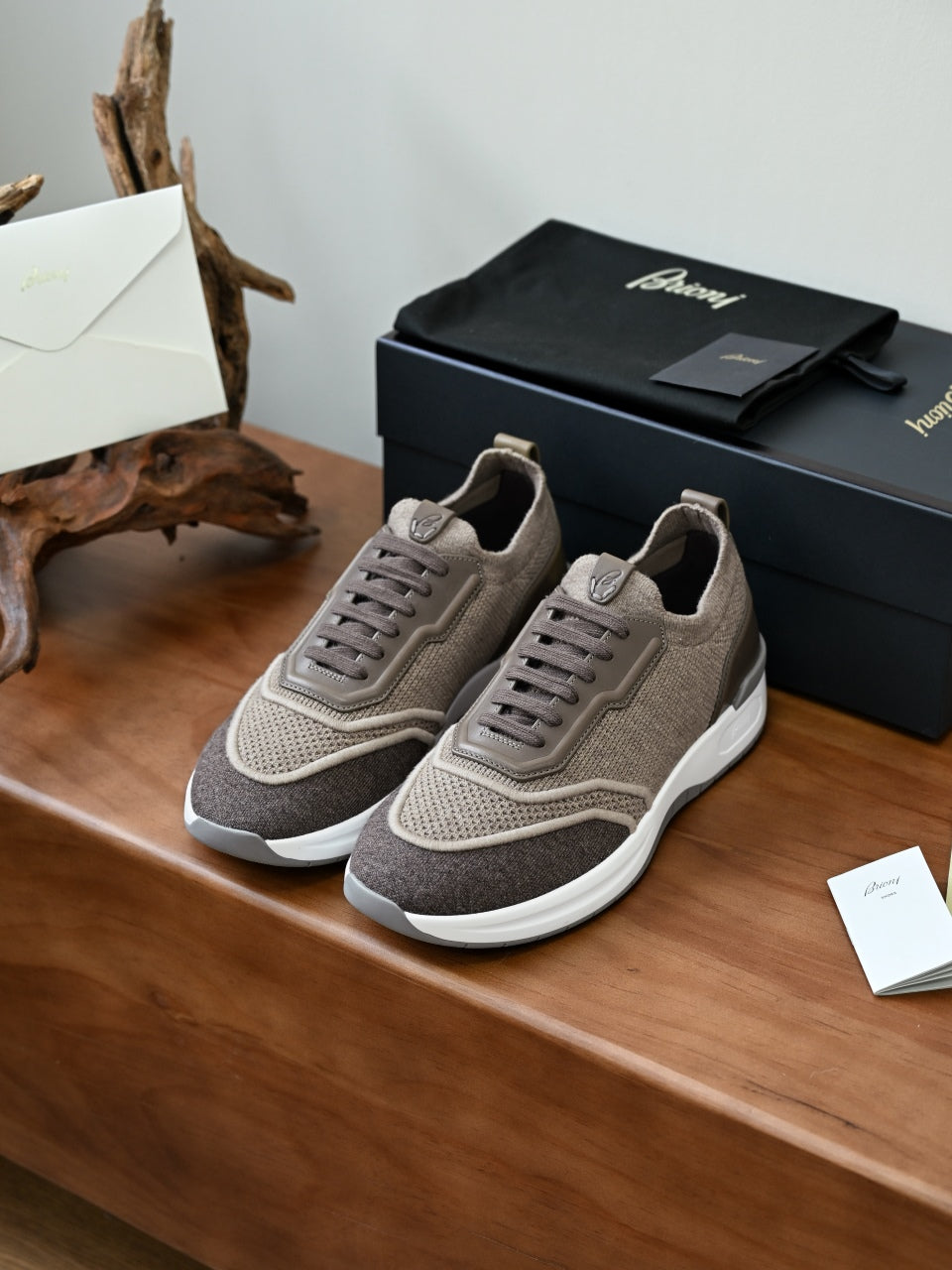 Brioni Knit Sneakers