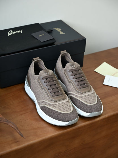 Brioni Knit Sneakers
