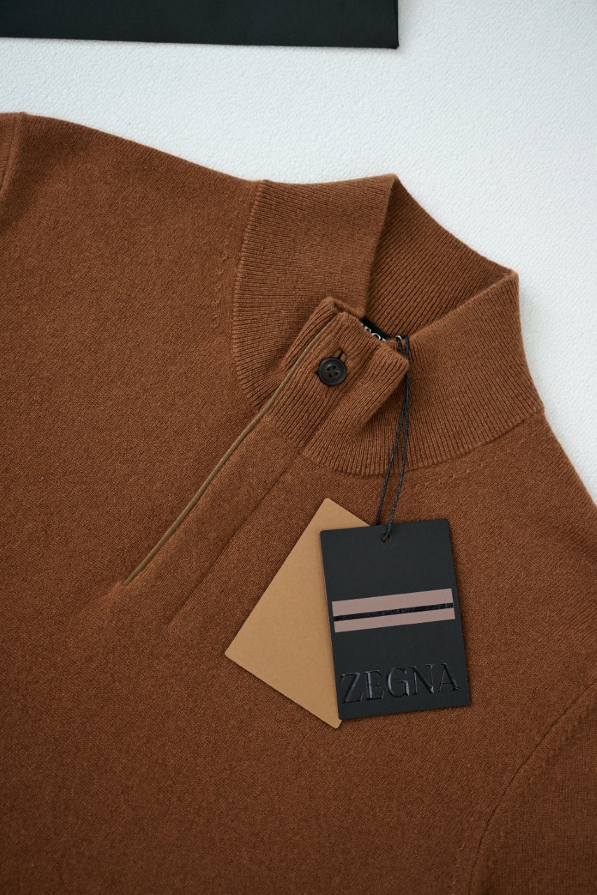 Zegna Oasi Cashmere Quarter-Zip
