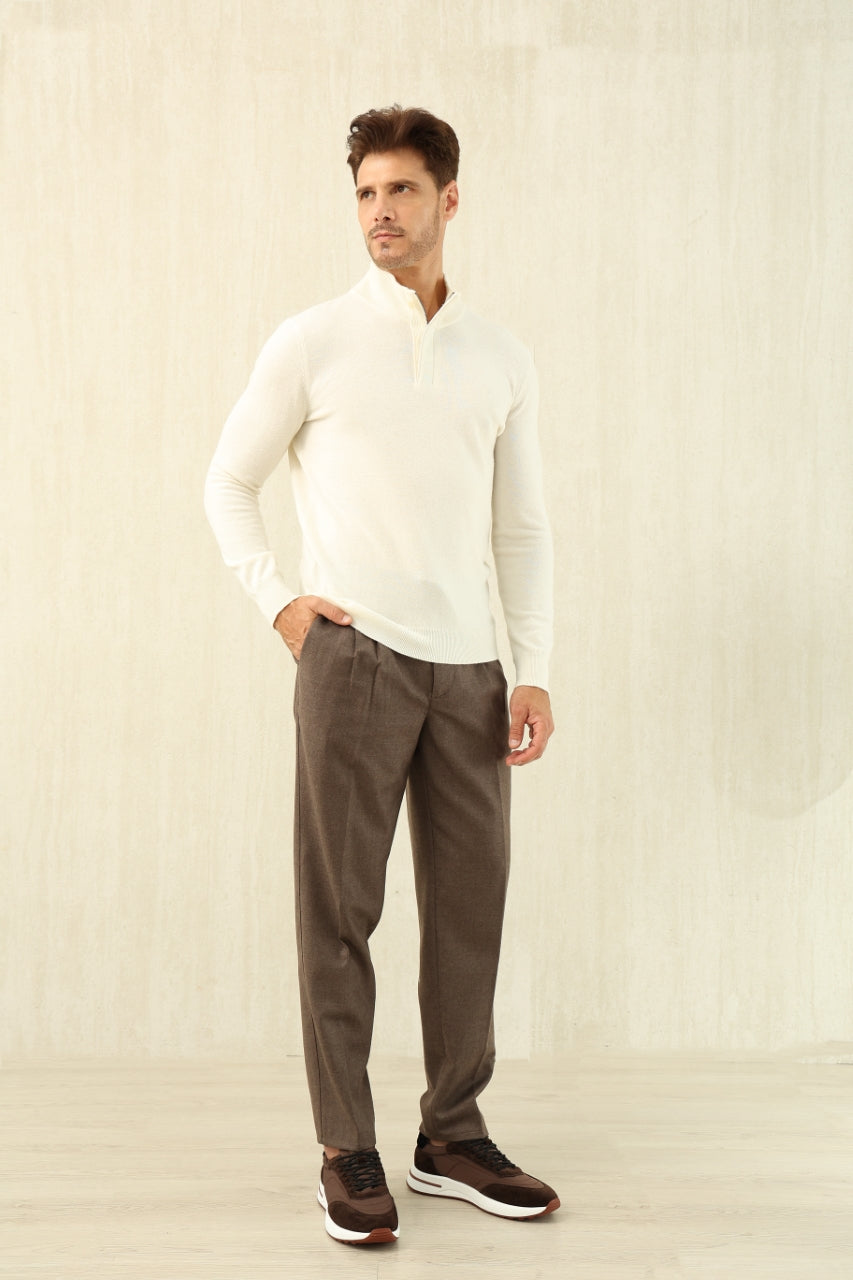 Zegna Oasi Cashmere Quarter-Zip
