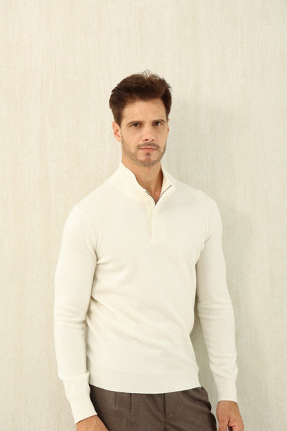 Zegna Oasi Cashmere Quarter-Zip