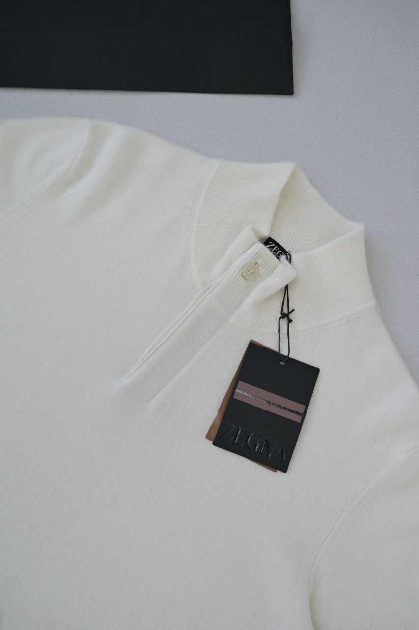 Zegna Oasi Cashmere Quarter-Zip