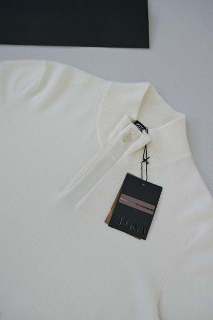 Zegna Oasi Cashmere Quarter-Zip
